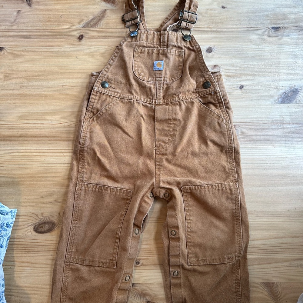 Carhartt Kids Brown Overalls